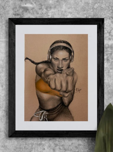‘Fighting’ Fine Art Print