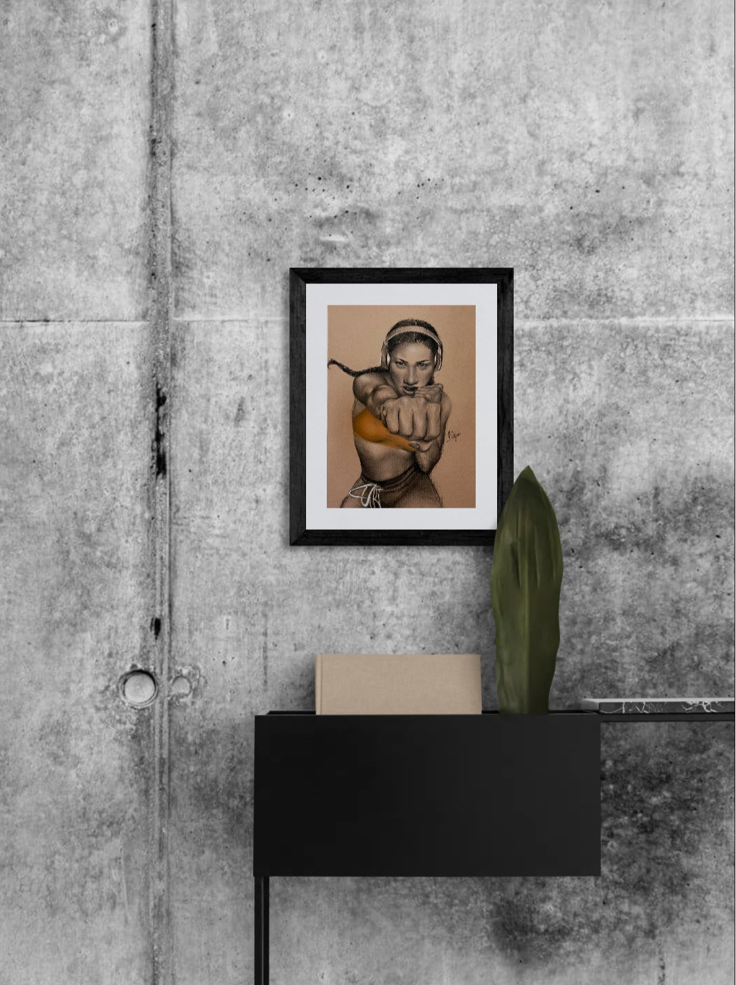 ‘Fighting’ Fine Art Print