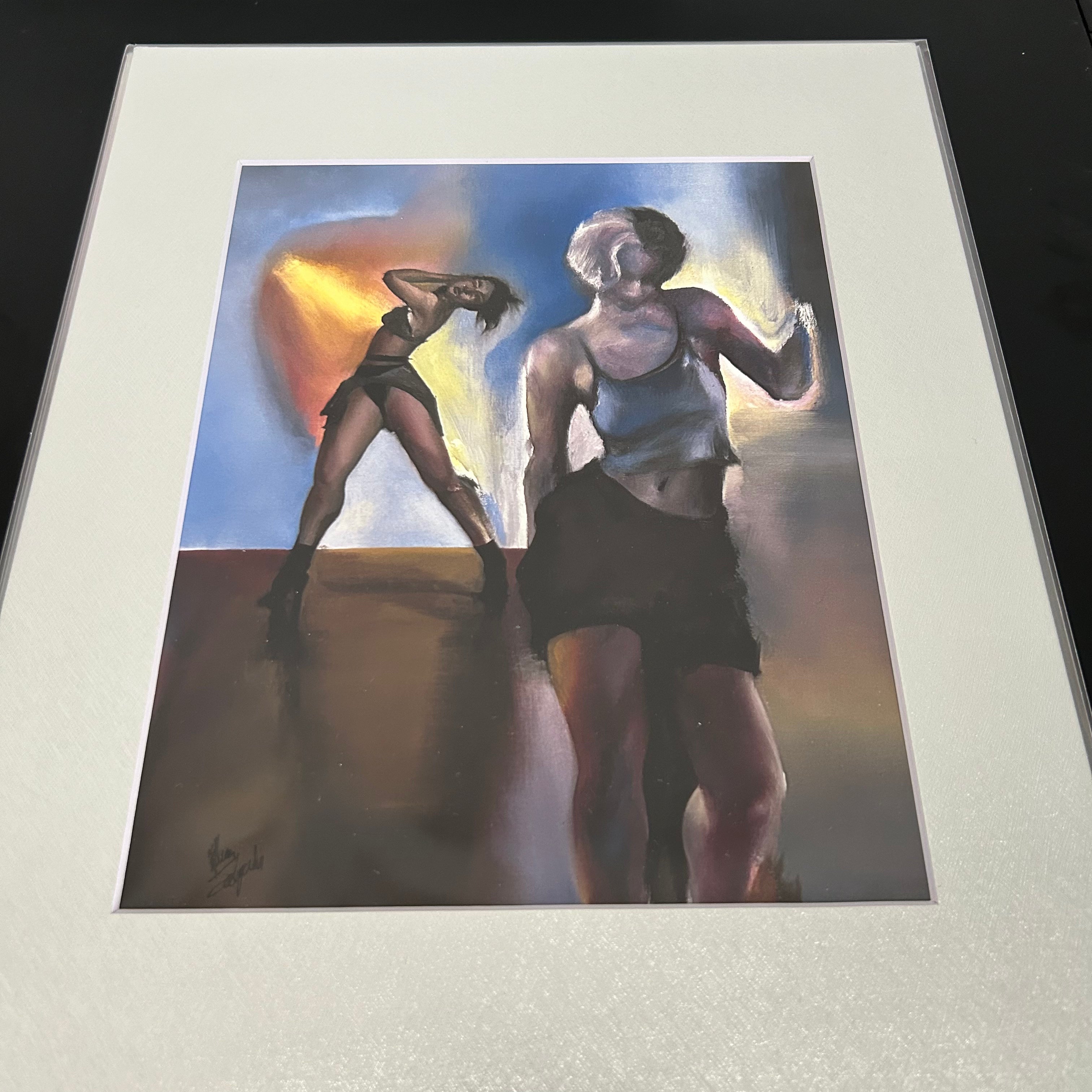 ‘Zoé et Lucie’ Art Print