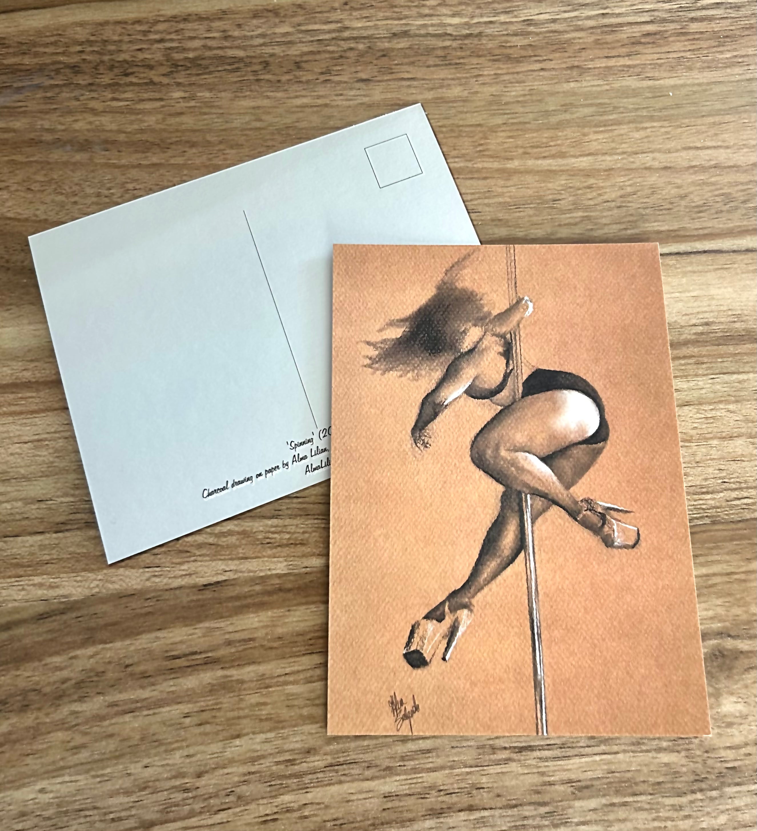 Postcard ‘Spinning’