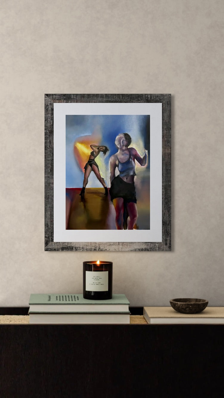 ‘Zoé et Lucie’ Art Print