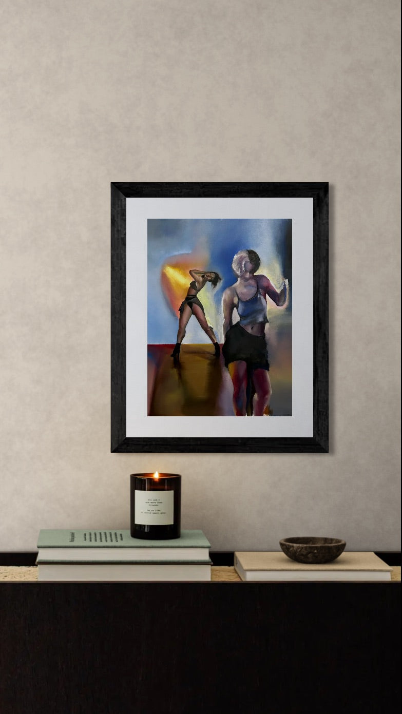 ‘Zoé et Lucie’ Art Print